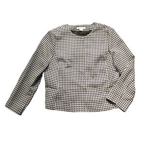 Liz Claiborne Black & White Houndstooth Blazer